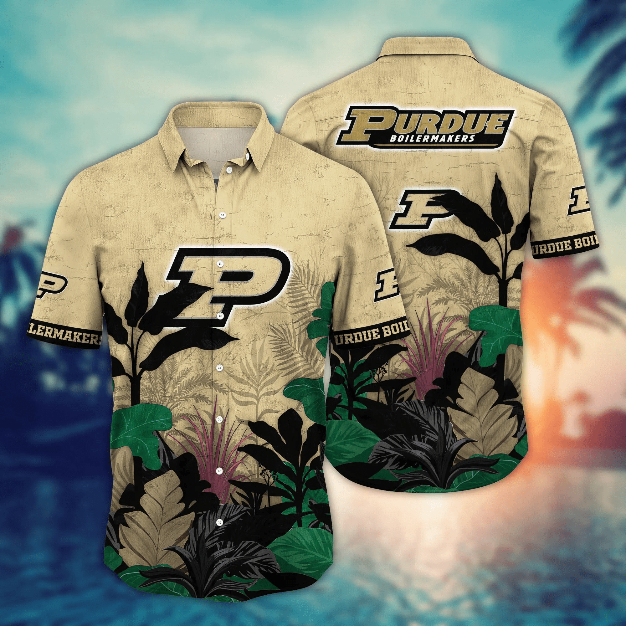 Purdue Boilermakers NCAA Hawaiian Shirt August Aloha Shirt