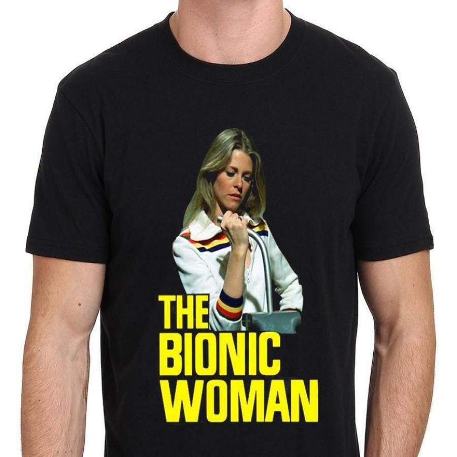 The Bionic Woman Lindsay Wagner Vintage Men’s T-Shirt