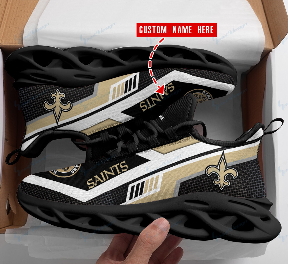 New Orleans Saints Personalized Yezy Running Sneakers Bb145