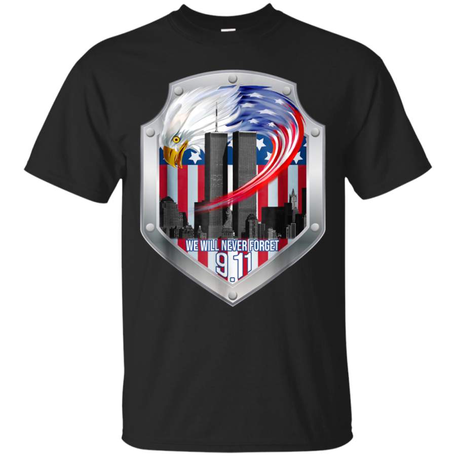 AGR 9 11 we will never forget t shirt , Patriot Day T Shirt