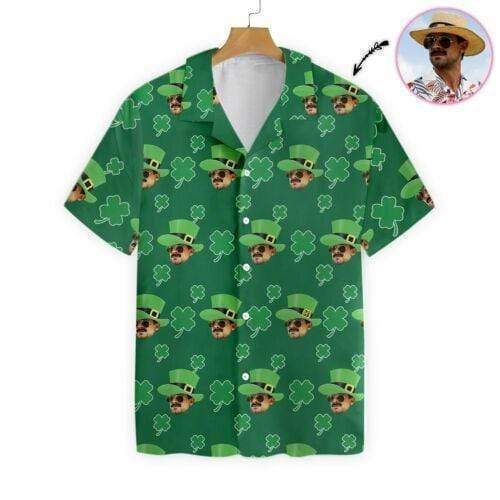 Order Custom Face Happy Patricks Day Hawaii Aloha Shirts Dh Ha4131