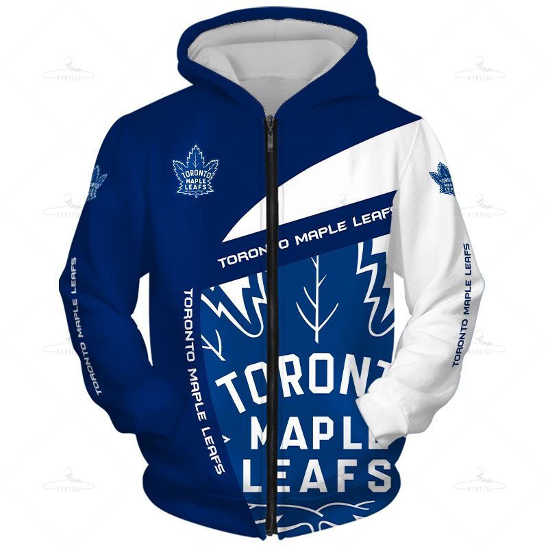 Toronto Maple Leafs Hoodie 3D With Hooded Long Sleeve Gift S