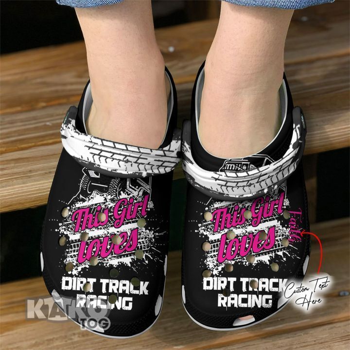 Racing Personalized Love Dirt Track Sku 1984 Clogs Clog Shoes