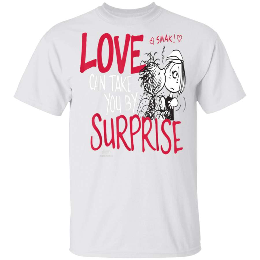 Peanuts Linus Love Can Take You by Surprise T-Shirt