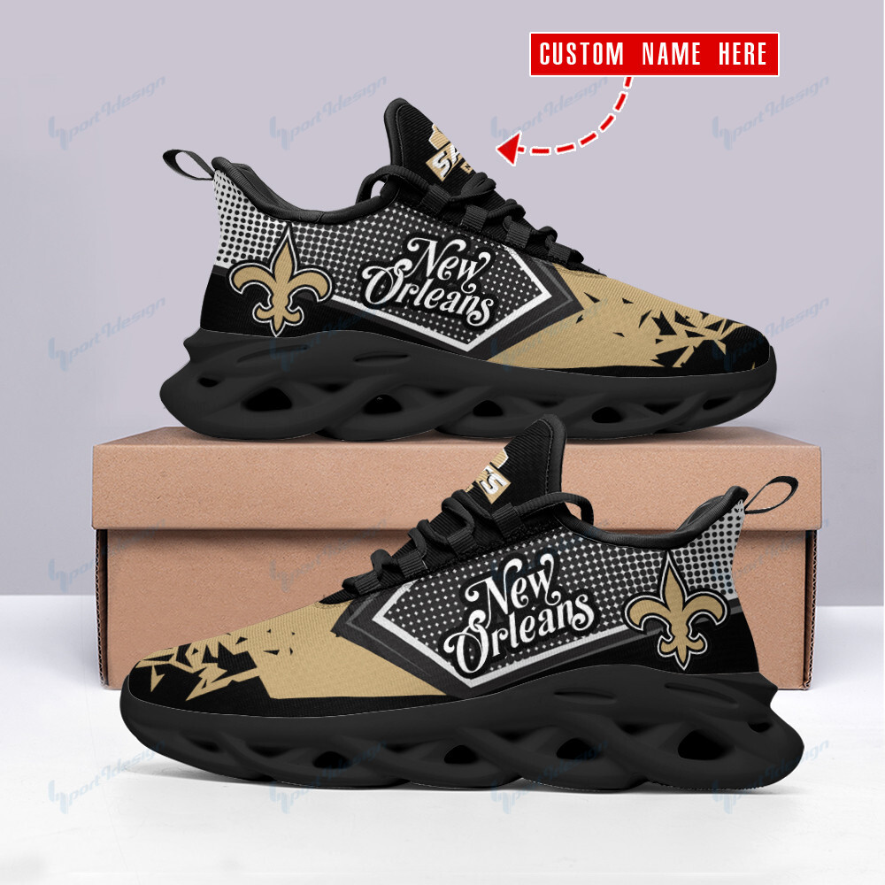 New Orleans Saints Personalized Yezy Running Sneakers Bb388