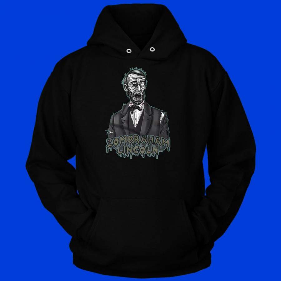 Zombie   Zombraham Lincoln   Abe Lincoln Men’S Hoodie