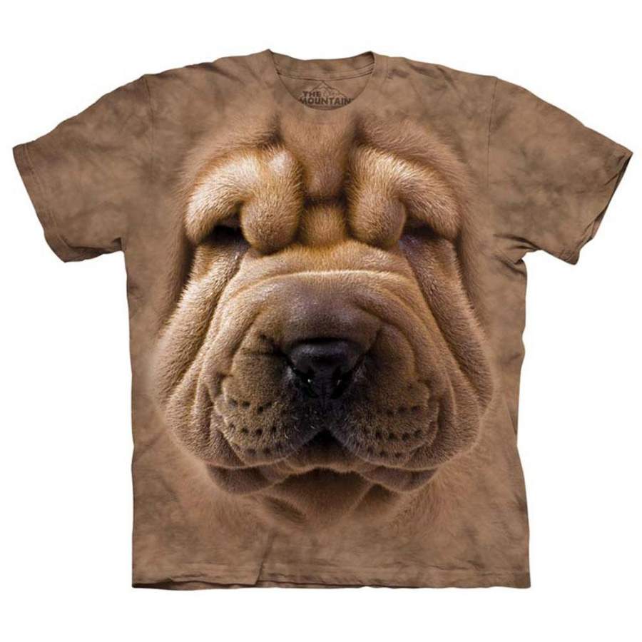 Big Face Shar Pei Puppy T-shirt