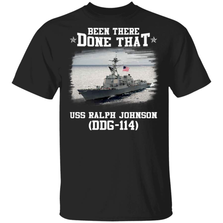 USS Ralph Johnson DDG-114  Veterans Day Christmas Gift T-Shirt