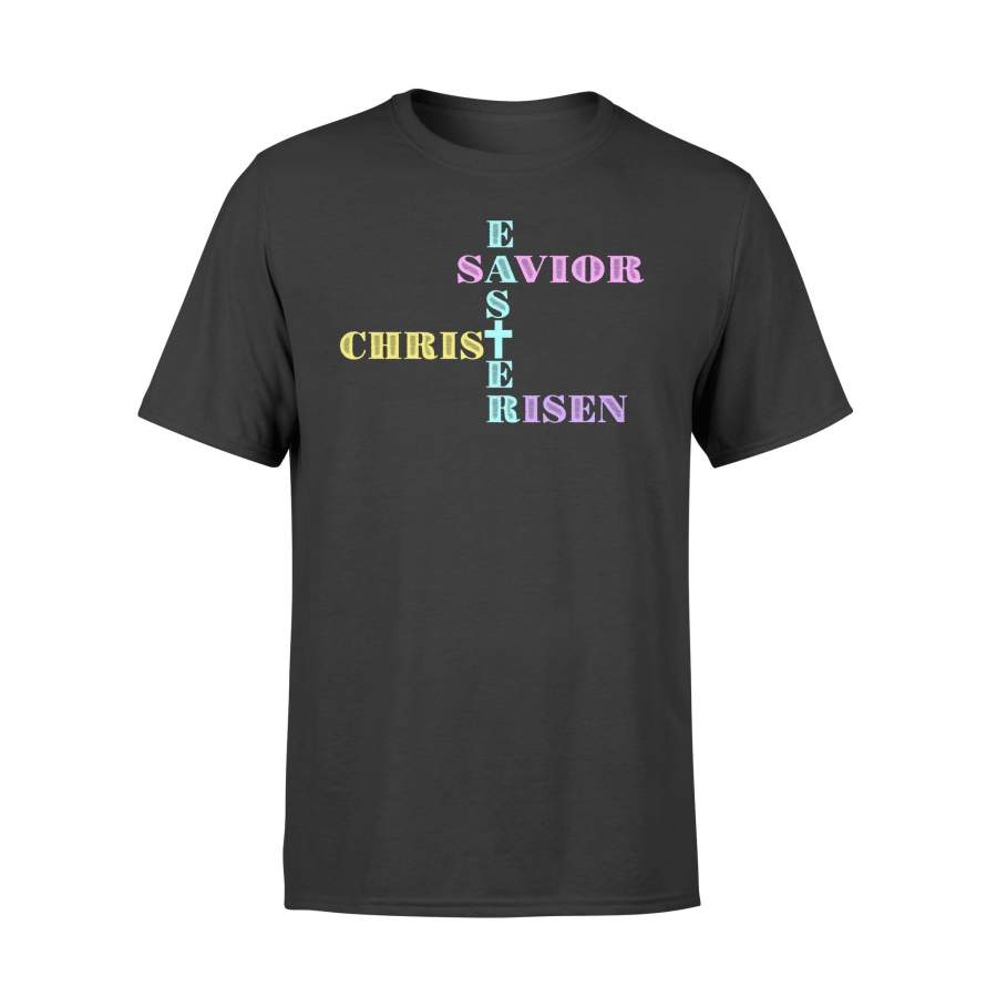 Easter Savior Christ Risen Crossword T Shirt