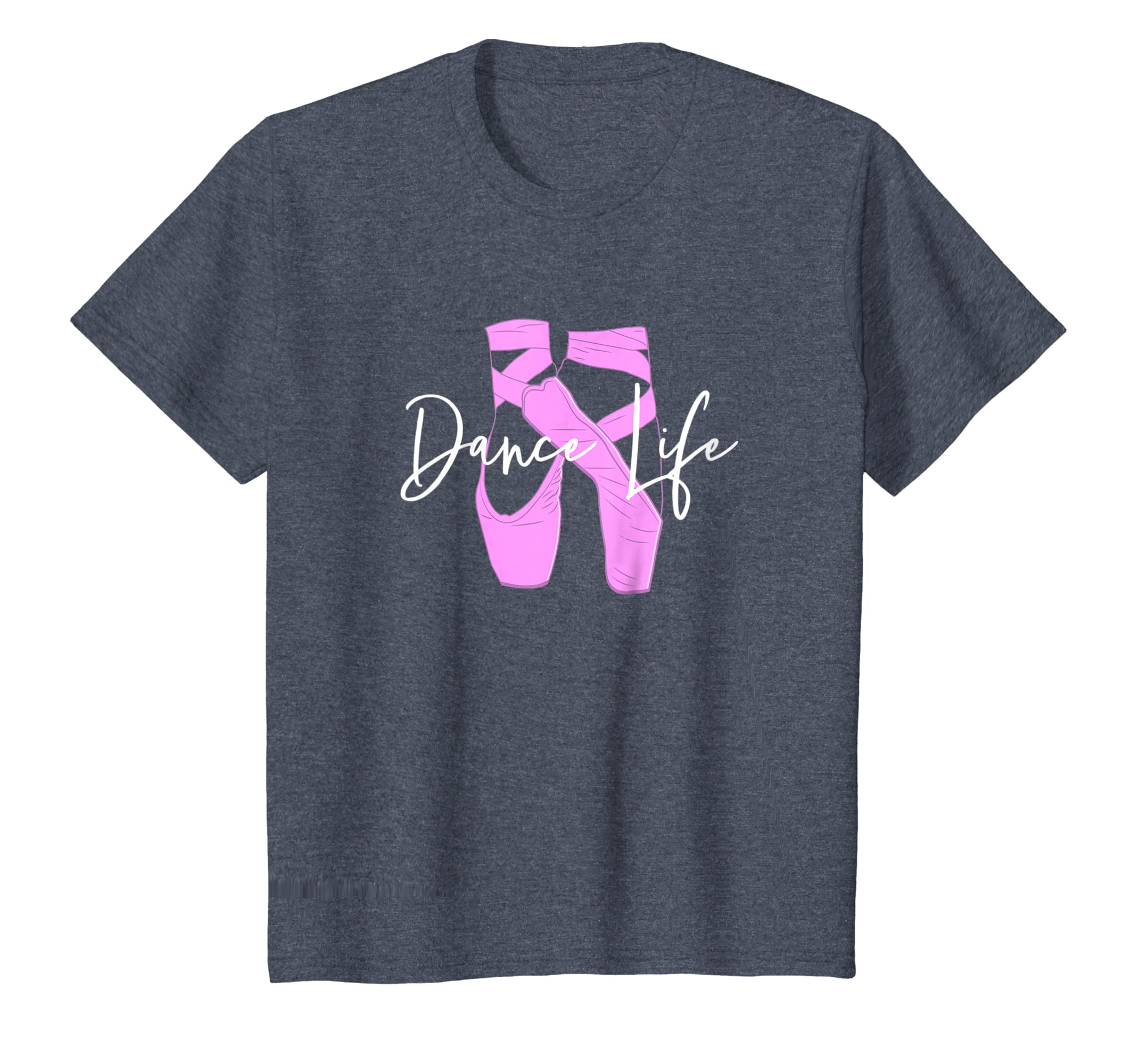 Dance Life T-Shirt, Girls Dance Shirt, Ballet Shoes Shirt Shoesvibes V5