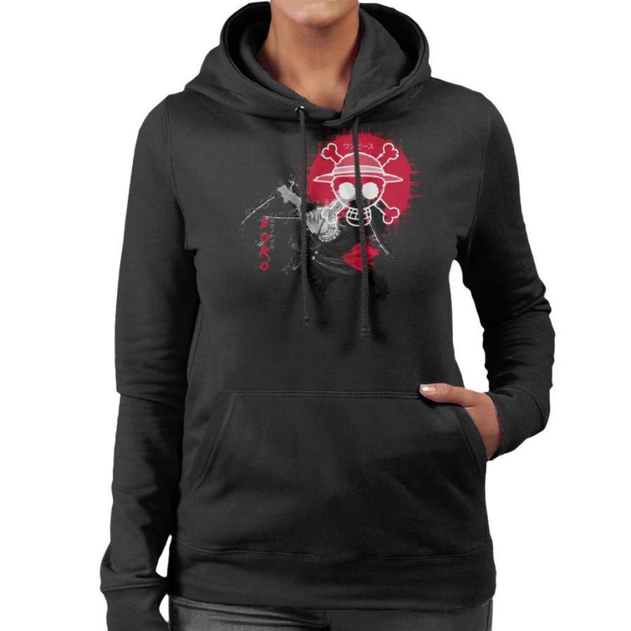 One Piece Roronoa Pirate Bounty Hunter Women’s Hooded Sweatshirt