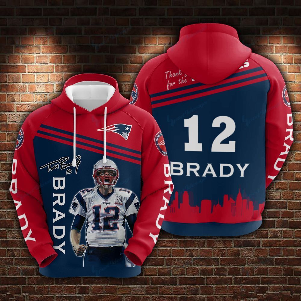 Tom Brady – New England Patriots Limited Hoodie 754