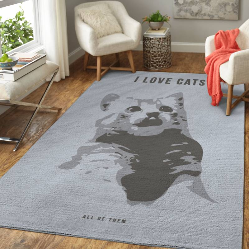 I love cats – Animals Area Rug Carpet