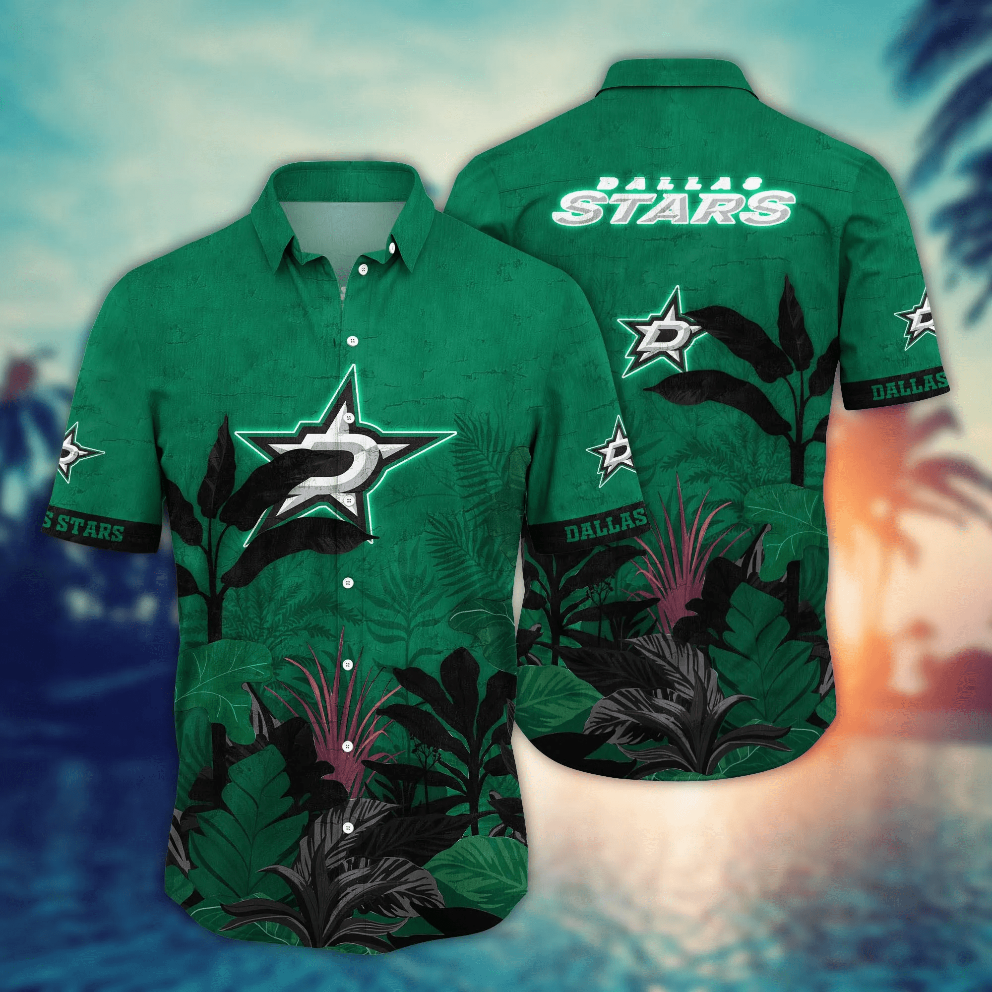 Dallas Stars Nhl Hawaiian Shirt Popsicles Aloha Shirt