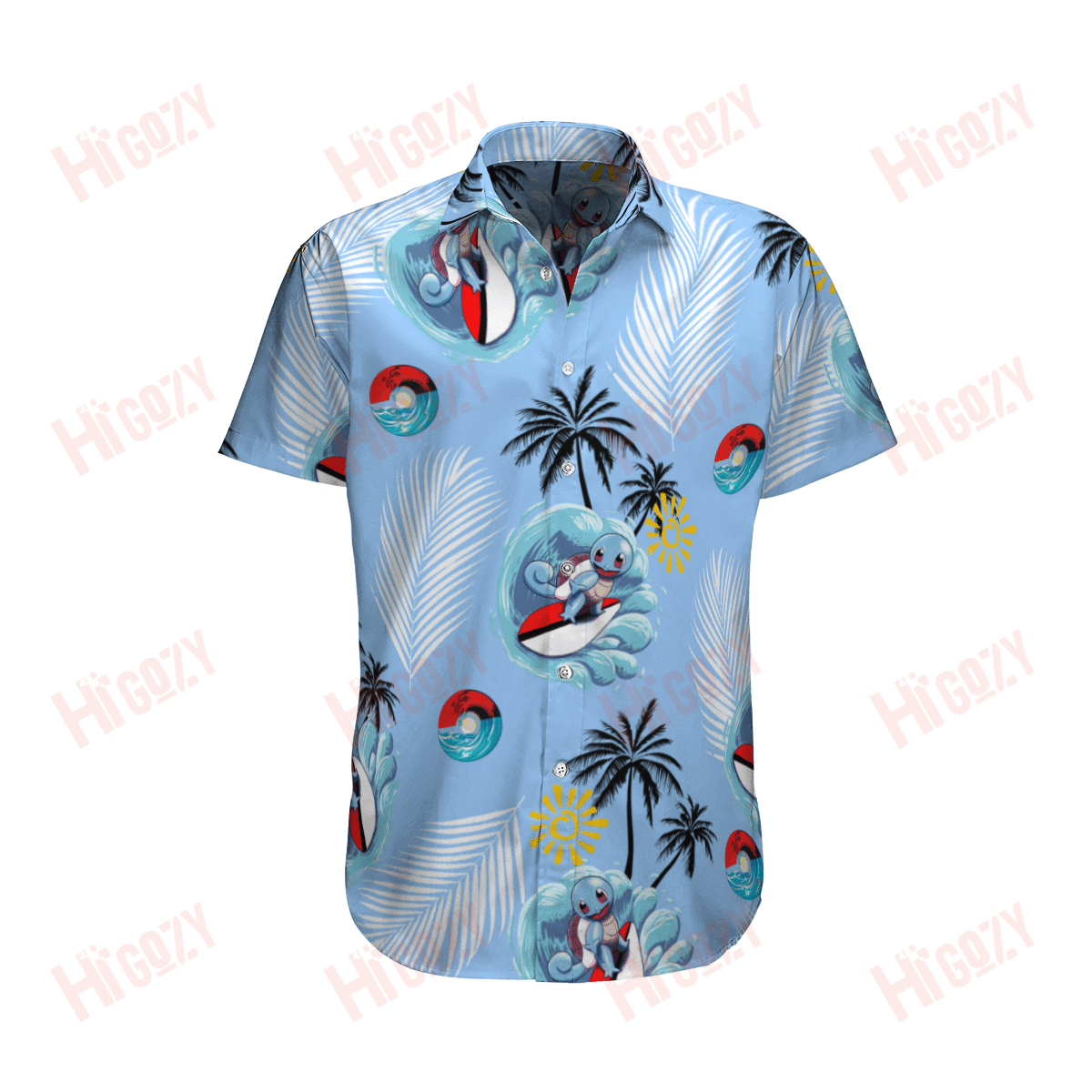 Squirtle Hawaii Pokemon Hawaii Shirt Ha62742