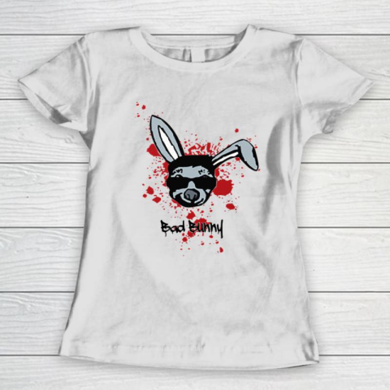 Bad bunny cool bloody rabbit Women's T-Shirt