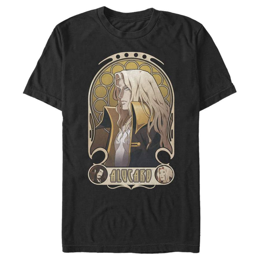 Castlevania Men’s Alucard Classic Portrait  T Shirt