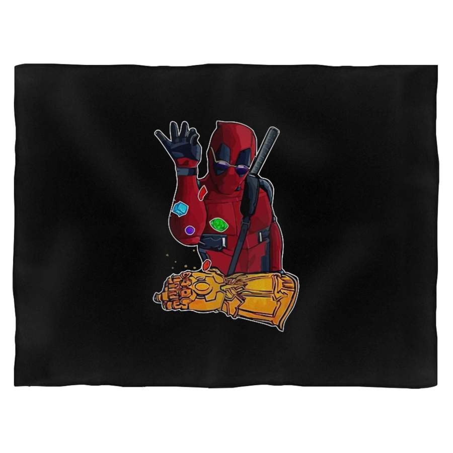 Deadpool Thanos Avengers Infinity War Parody Blanket