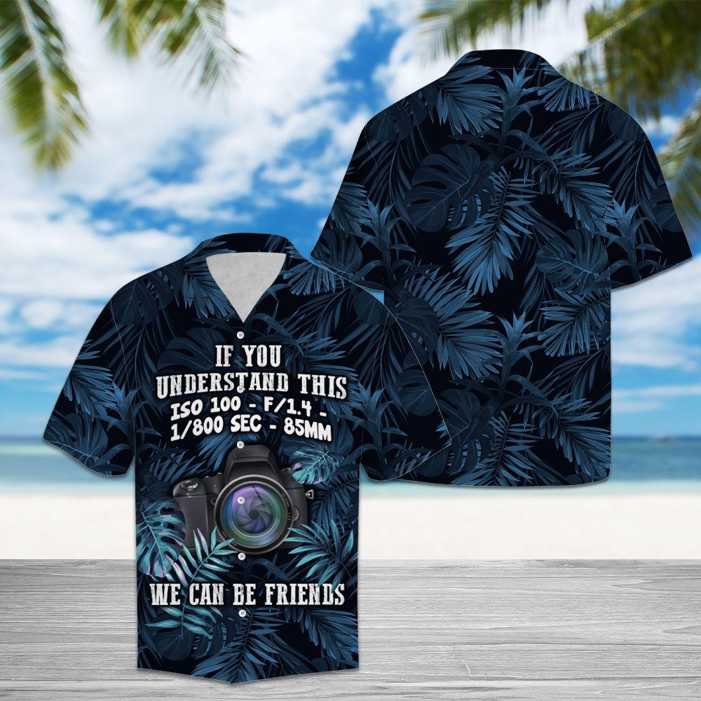 Aloha Shirt Mother’s day Father’s day unique gift ideas for mom & dad from daughter & son kids, meaningful birthday presents –  Camera If You Understand H27701 – Hawaiian Shirt