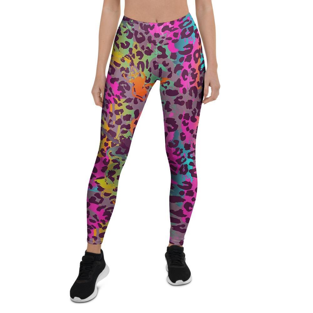 Colorful Leopard Women’S Leggings