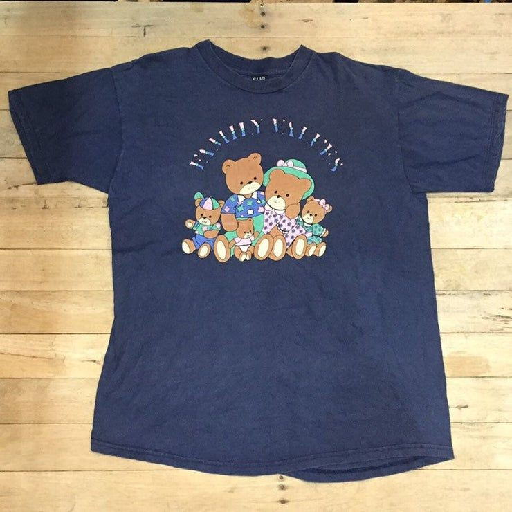 Vtg 90S Family Values Bear Shirt