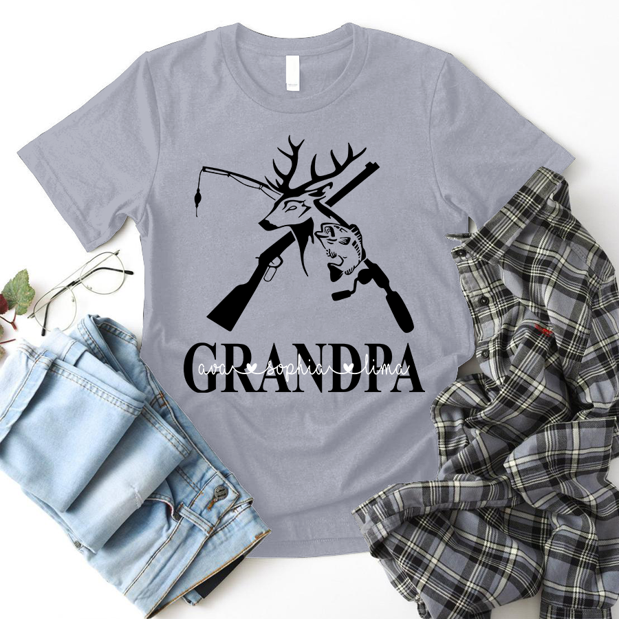 Grandpa Hunter – Personalized Tshirt