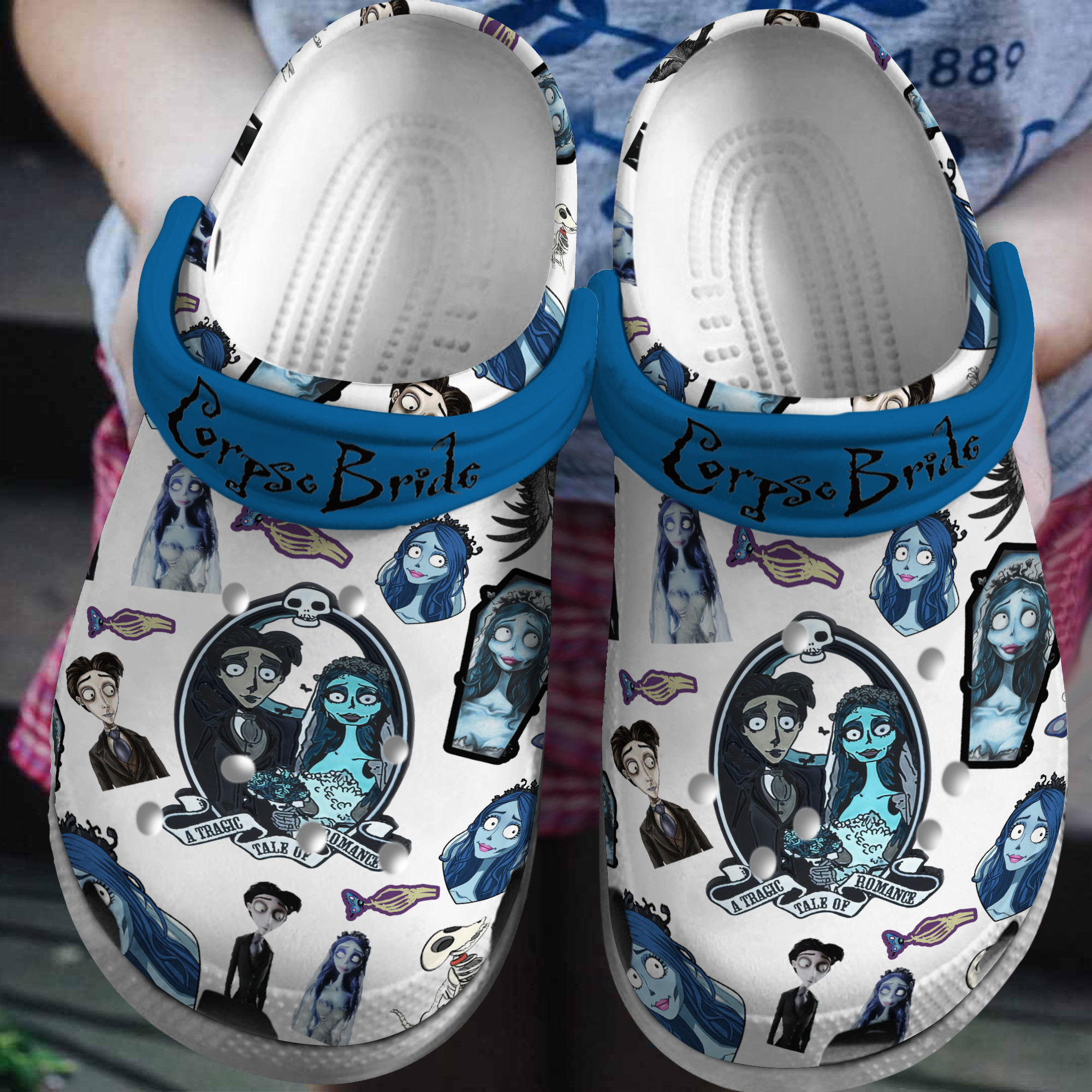 Corpse Bride Movie Crocs Crocband Clogs Shoes Comfortable For Men Women and Kids 2