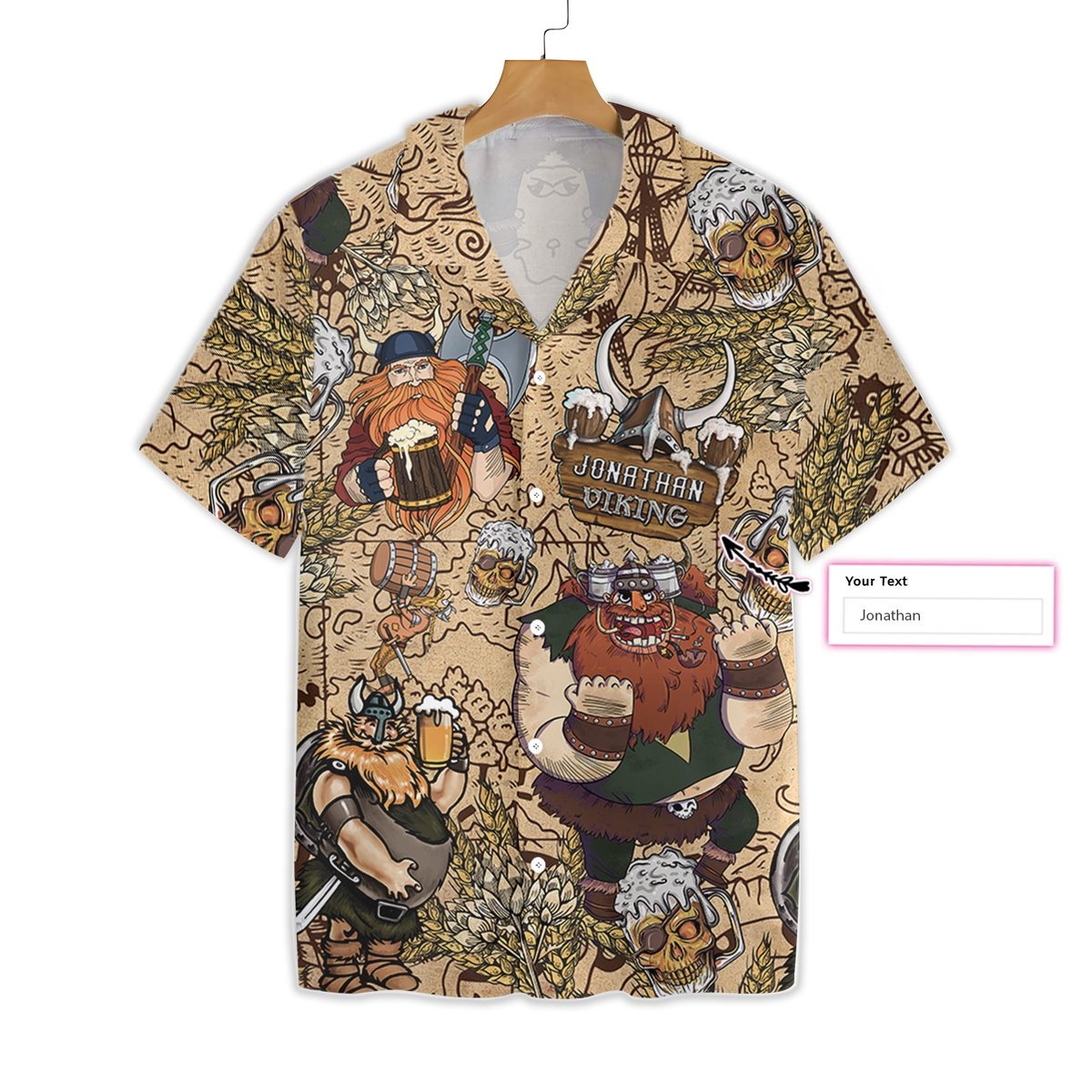 Viking Beer Personalized Hawaiian Shirt Ha81868