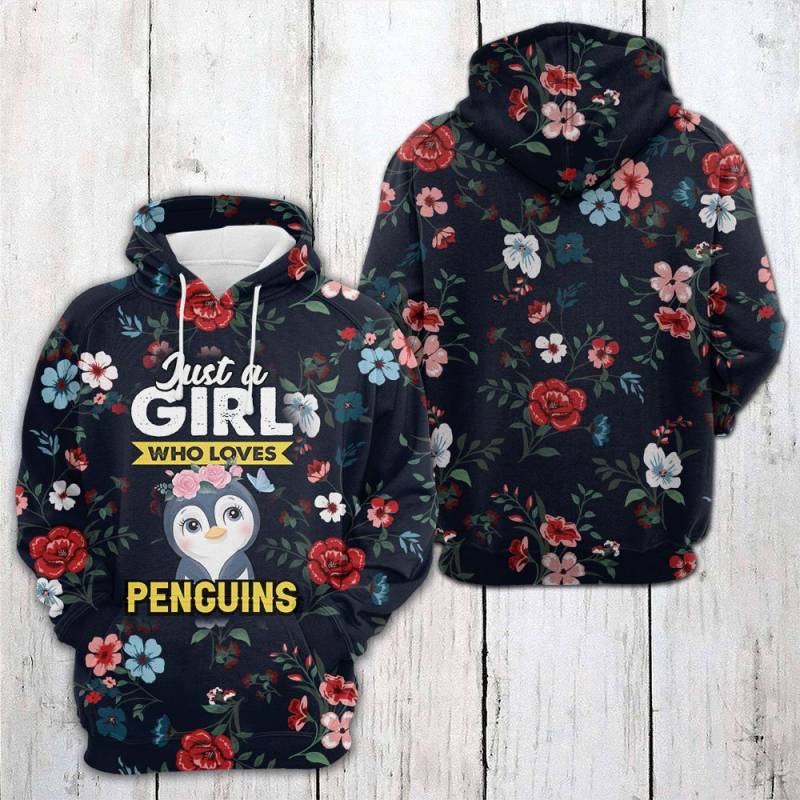 Amazing Penguin HT10811 – All Over Print Unisex Hoodie