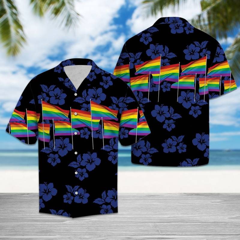 Lgbt Flag Hawaii Shirt Ha11155