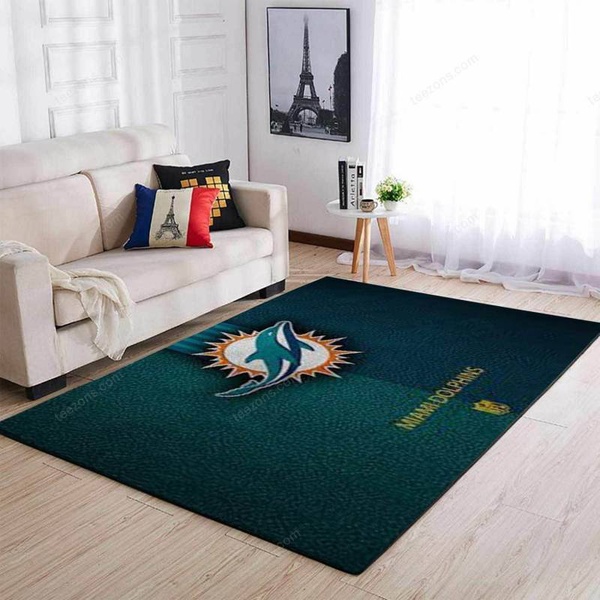 Miami Dolphins Area  Sku 318 Rug