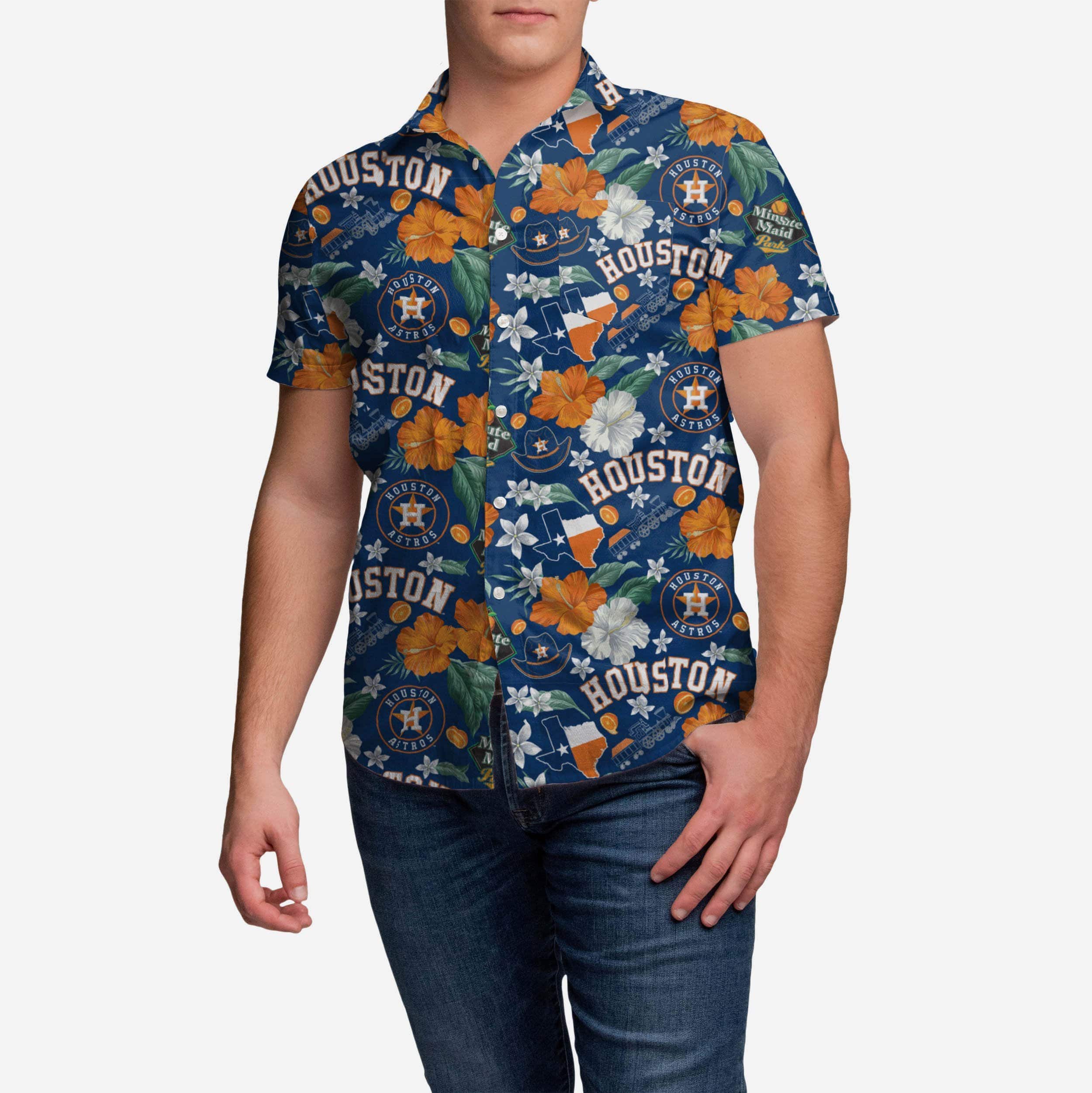 Houston Astros City Style Button Up Shirt