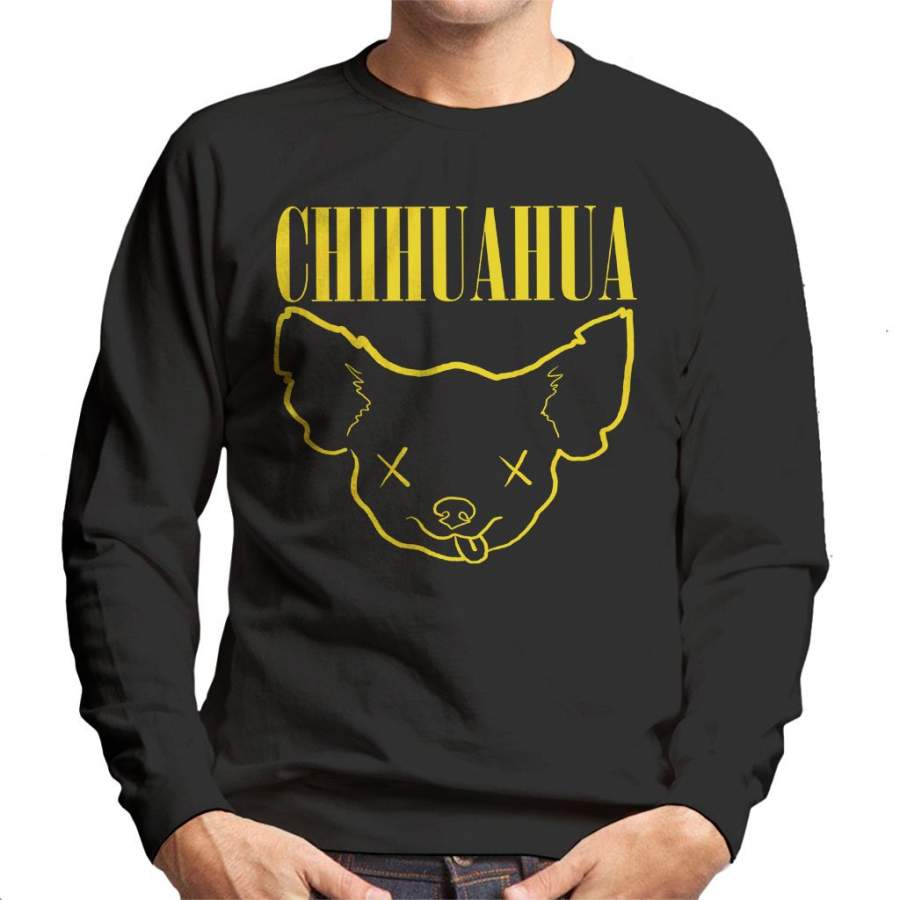 Chihuahua Nirvana Logo Men’s Sweatshirt