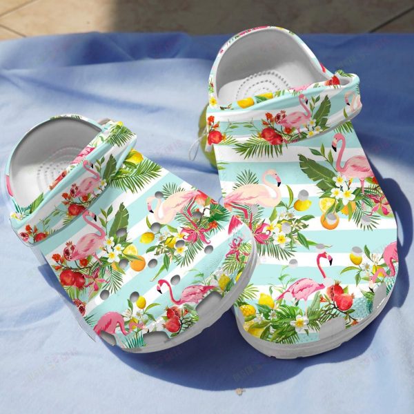 Tropical Flamingo Adults Kids Clogs Clogband Clog Shoes For Men Women Ht