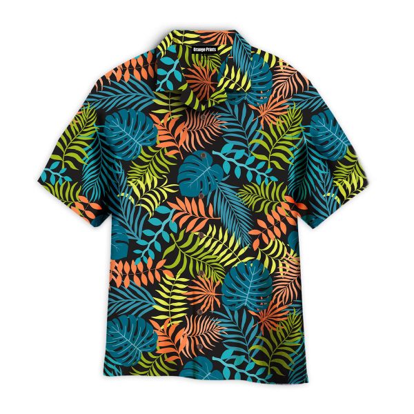 Colorful Tropical Floral Pattern Hawaii Shirt For Men Women Ha31958