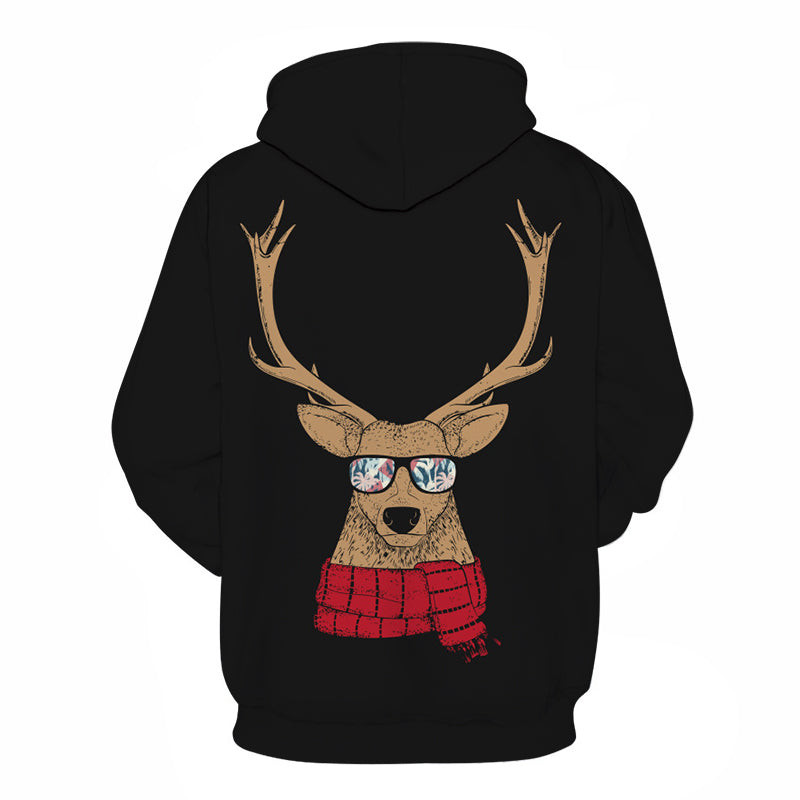 Cool Reindeer Christmas 3D – Sweatshirt, Hoodie, Pullover