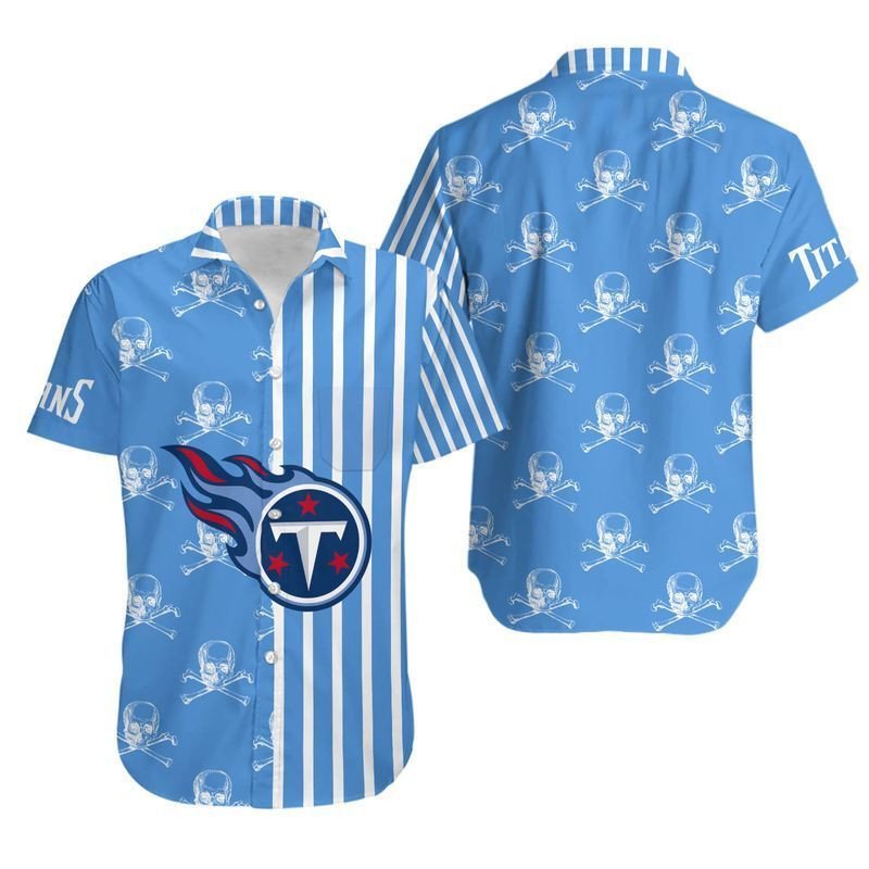 Tennessee Titans Stripes And Skull Hawaii Shirt And Shorts Summer Collection H97