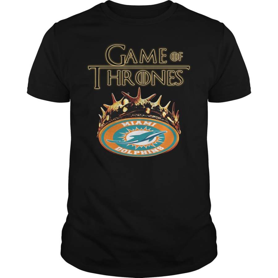 Game of Thrones Miami Dolphins mashup T-Shirt