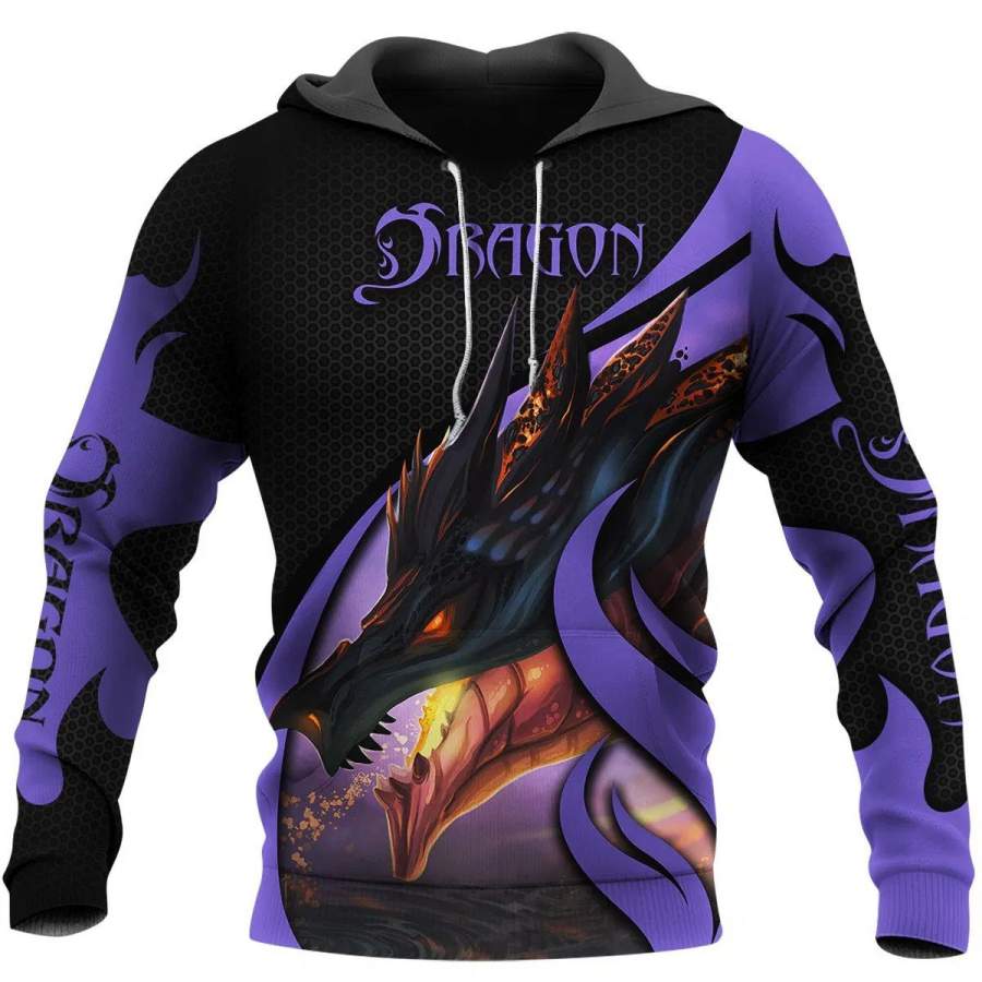 3D Tattoo and Dungeon Dragon Hoodie T Shirt For Men and Women NM050963