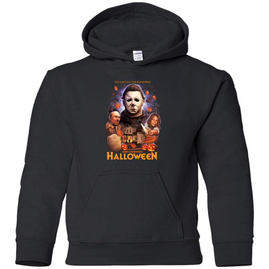 You Can’t Kill The Boogeyman Halloween Youth Kids Pullover Hoodie