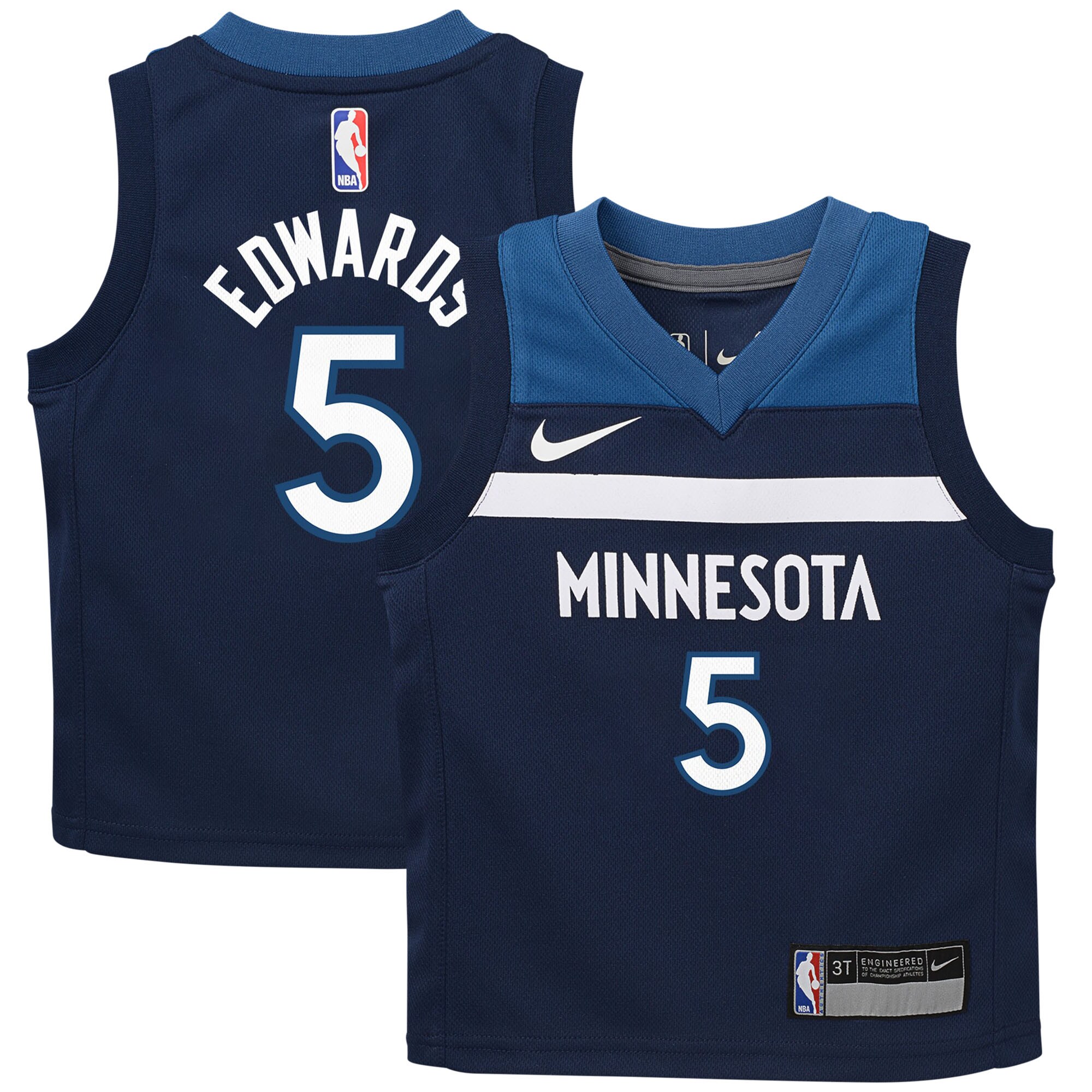 Anthony Edwards Minnesota Timberwolves Infant Swingman Player Jersey – Icon Edition – Navy