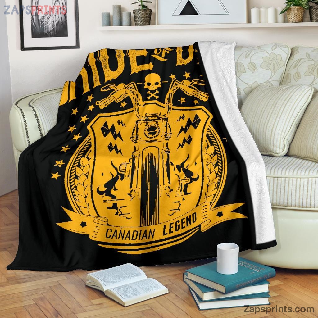 Gift For Racing Lover – Ride Or Die Canadian Legend Blanket – Gift For Friends