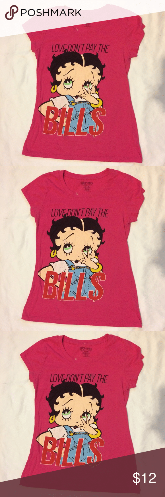 Betty Boop Shirt Preowned Great Condition S Top Betty Boop Tops Shirt