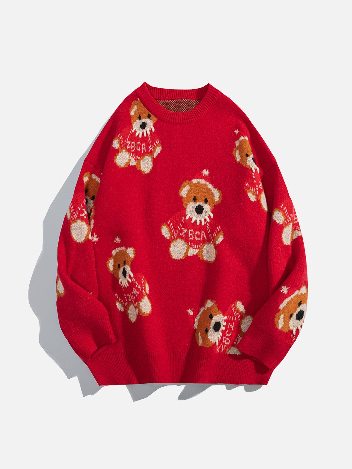 Talishko™ – Christmas Bear Embroidery Sweater