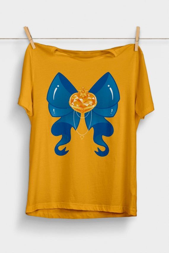 Sailor Venus Shirt Sailor Moon Clothing Venus Cosplay Costume Top Sailor Moon Bow Shirt