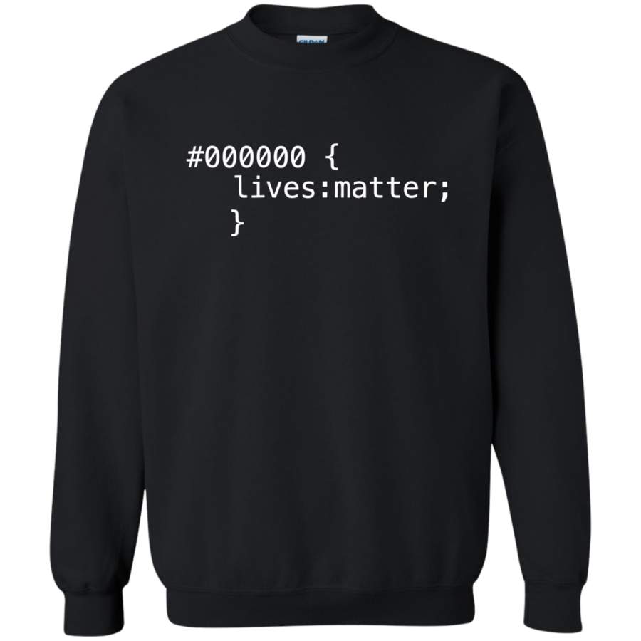 AGR 000000 Css Black Lives Matter Sweatshirt