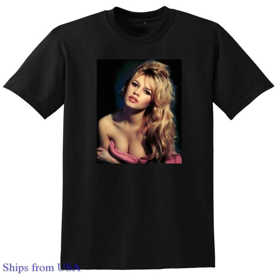 *new* Brigitte Bardot T Shirt Hot Sexy Poster Tee Small Medium Larges-3xl