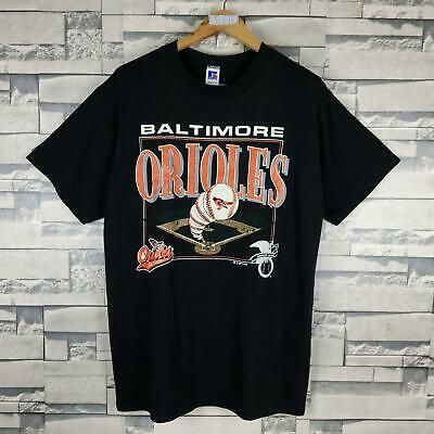 Baltimore Orioles Baseball T-shirt Vintage 90s Baltimore Orioles 1992 Black 5542