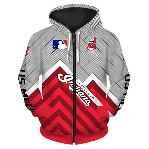 Cleveland Indians All Over Printed Hoodie HN220902