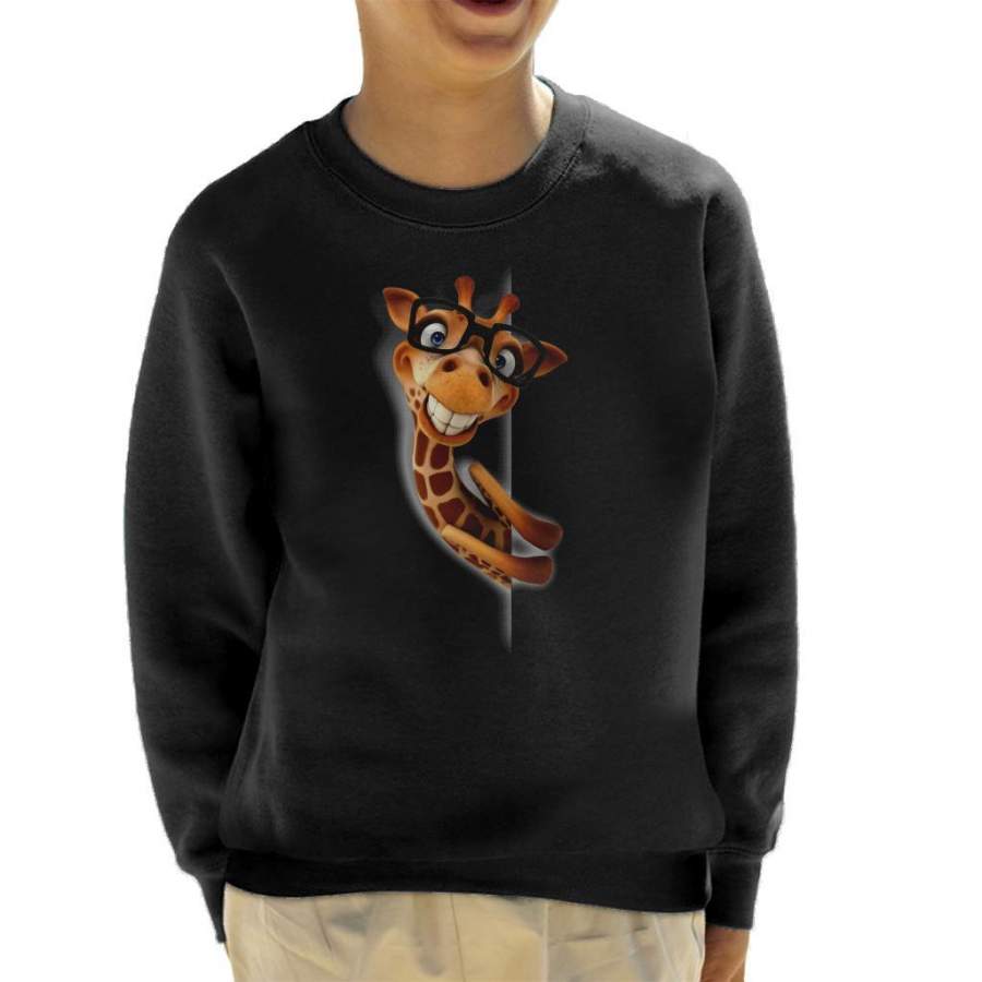 Nerd Giraffe Kid’s Sweatshirt